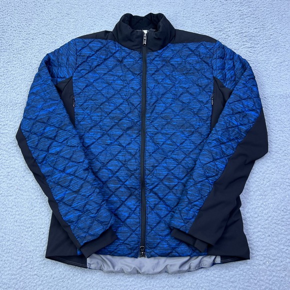 lululemon athletica Other - Lululemon‎ Jacket Mens M Quilted Goose Down Blue Black Lightweight Puffer